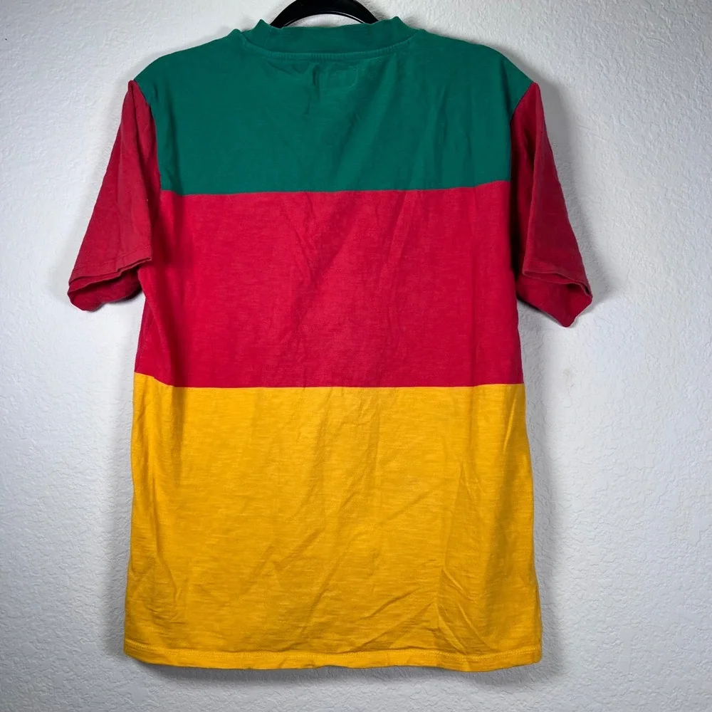 Guess x J Balvin‎ T-Shirt Color Block Graphic Tee Streetwear  Casual XS - Picture 3 of 6